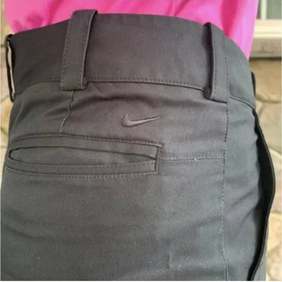 Nike Golf Women's Dri Fit Tour Performance Black Golf Shorts Size 2 - Picture 2 of 6